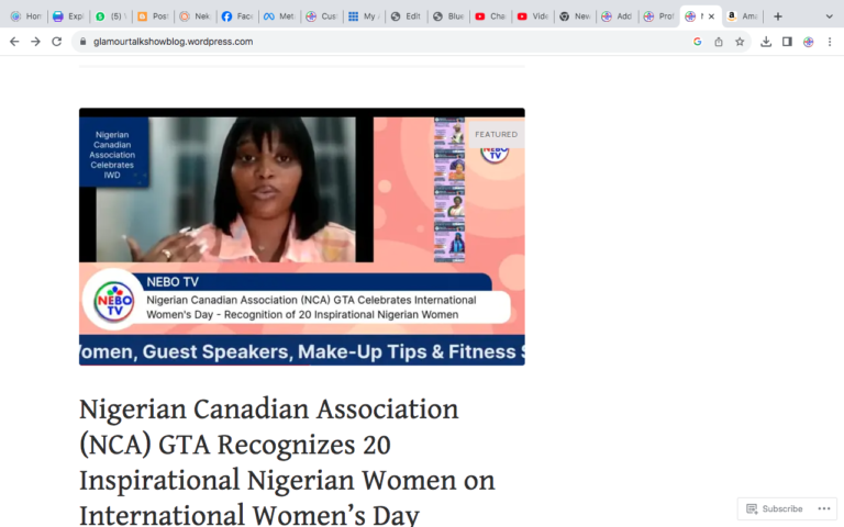 Nigerian Canadian Association (NCA) GTA Recognizes 20 Inspirational Nigerian Women on International Women’s Day